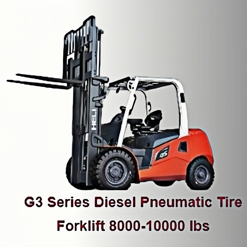 G3 Series Diesel Pneumatic Tire Forklift 8000-10000 lbs