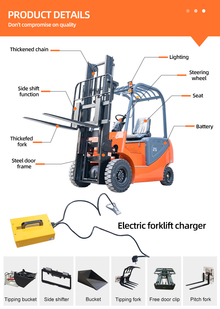 GLORYTECH CPD-25 Electric Forklift photo 6