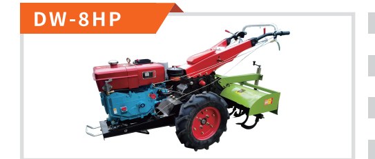 GLORYTECH GTR-8W Walking Tractor