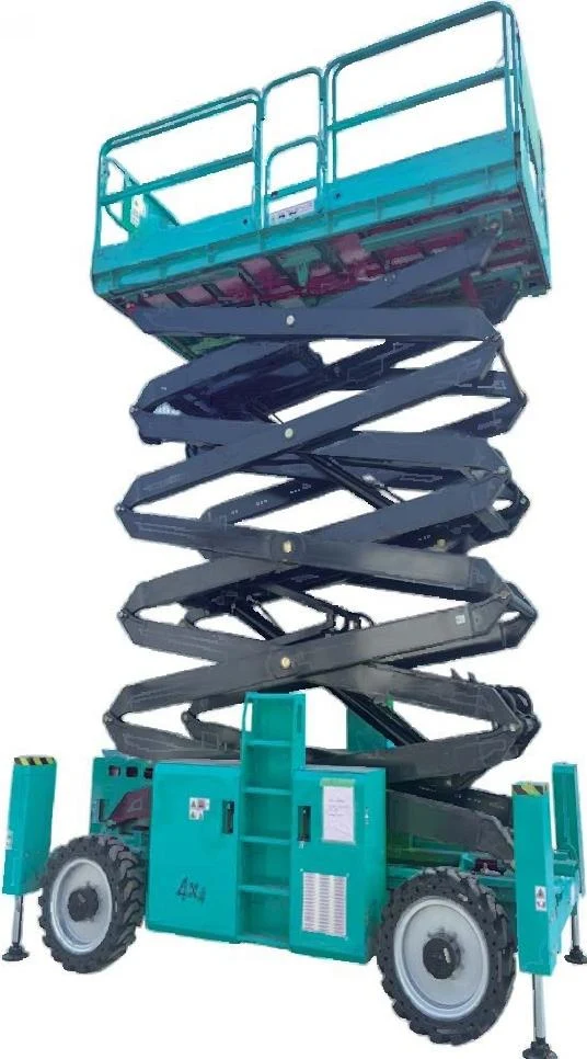 GR-Z10D Diesel Rough Terrain Scissor Lift - 12m Working Height