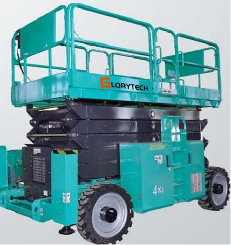 GR-Z13D Diesel Rough Terrain Scissor Lift - 15m Working Height