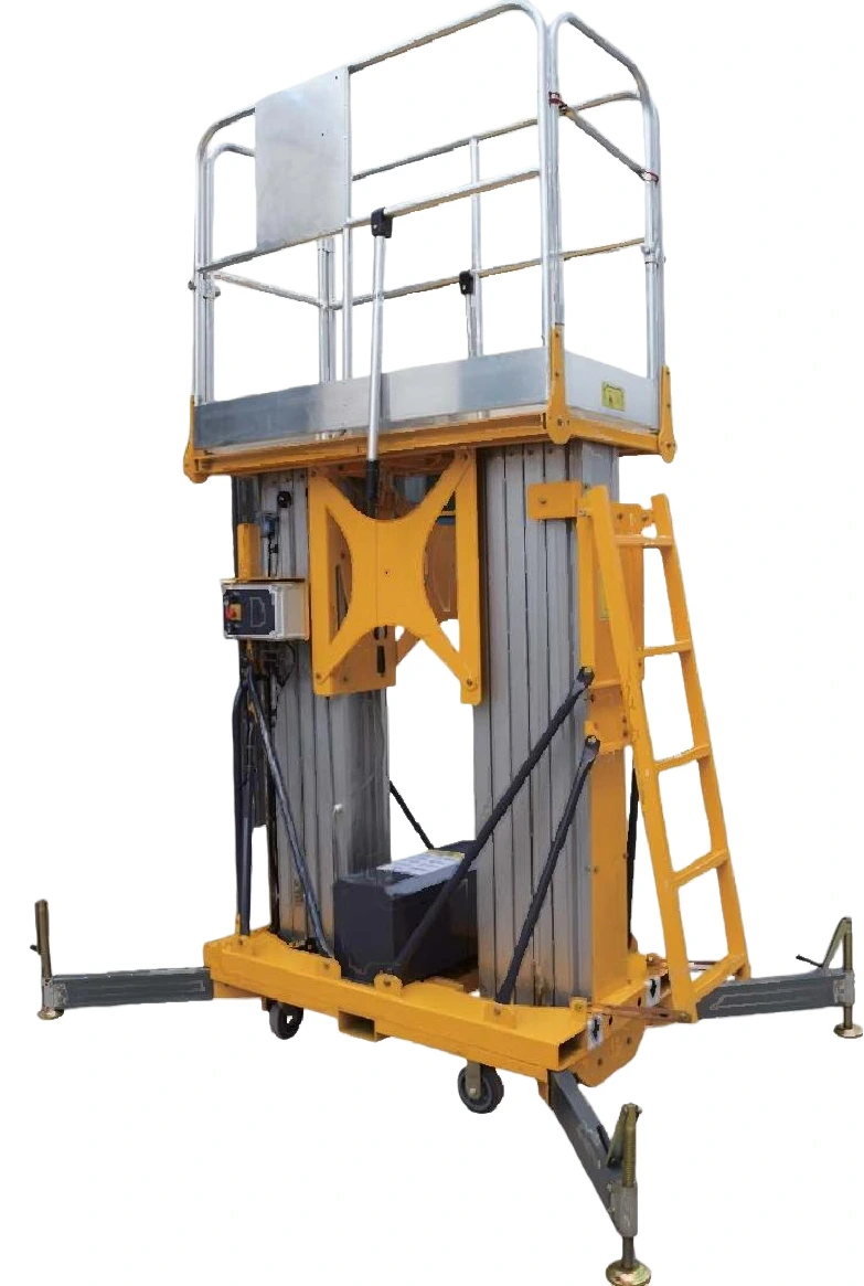 GTJ2-6 Double Column Aluminum Alloy Lift - 8m Working Height